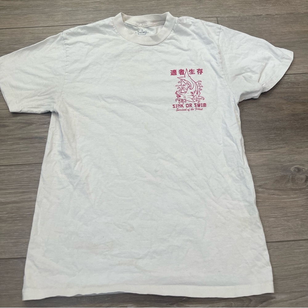 “Sink or swim “ graphic shirt